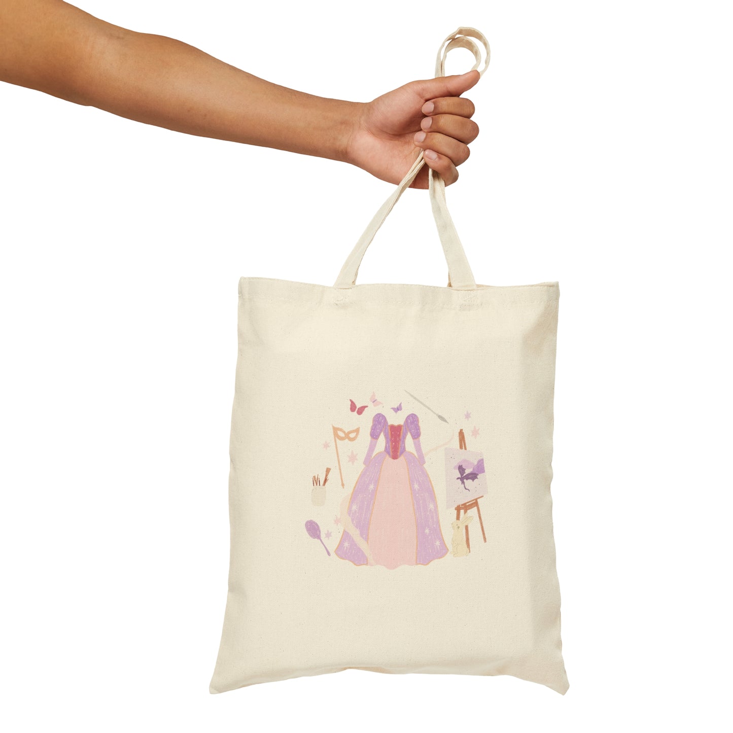 Rapunzel Canvas Tote