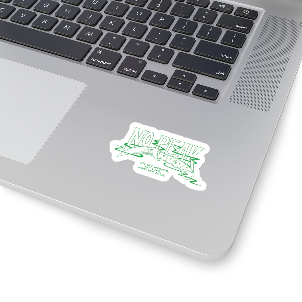 No Peak Sticker