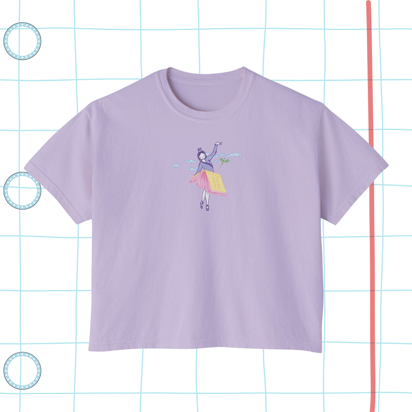 Paperback Princess Boxy Tee