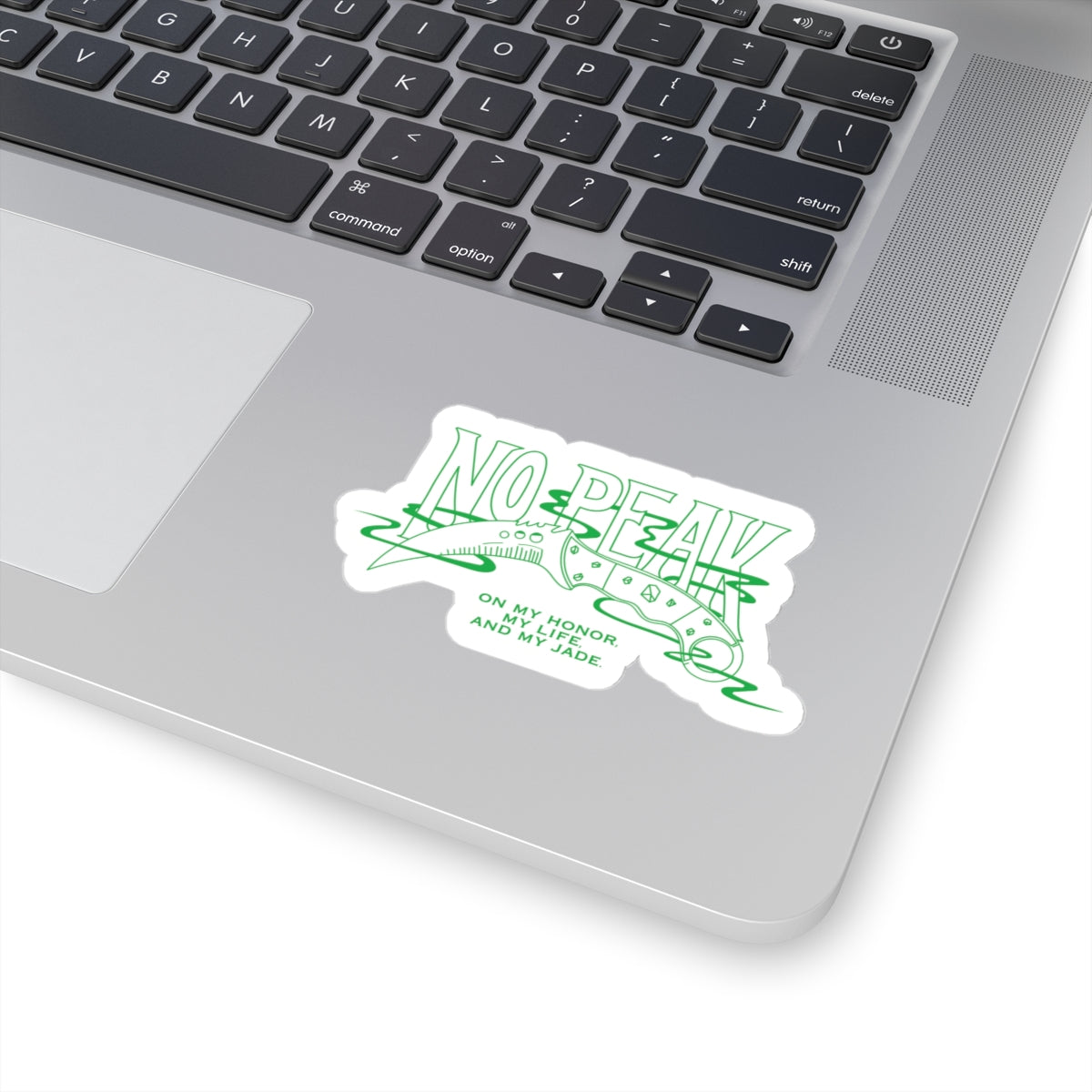 No Peak Sticker