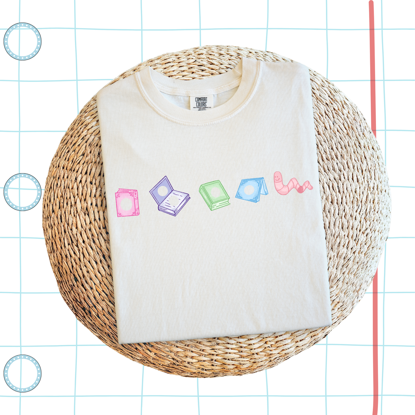 The Very Hungry Bookworm Boxy Tee