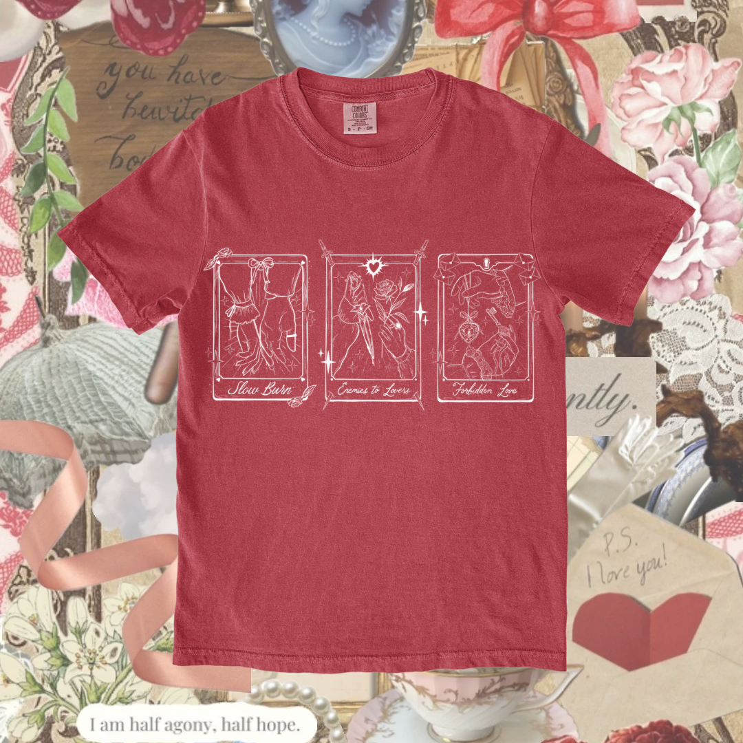 Tropes Tee Line Art