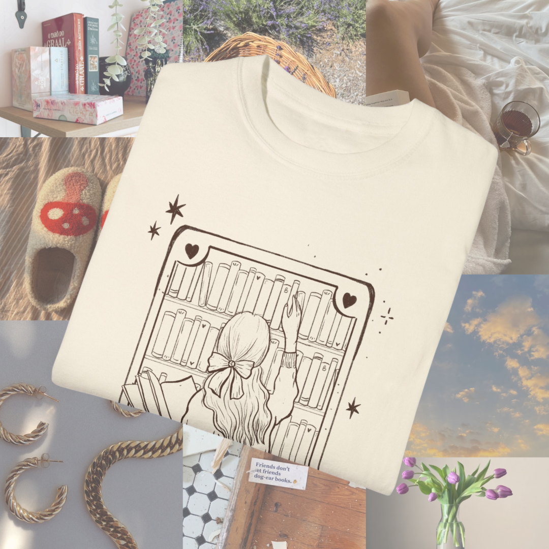 Bibliophile Tee (ivory)