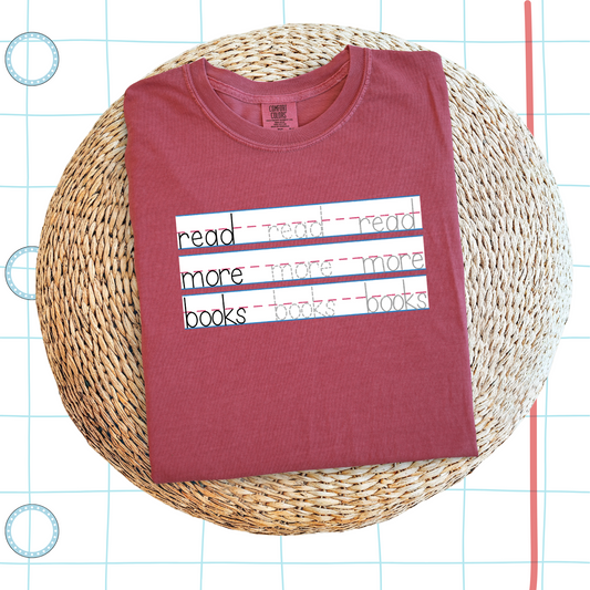 Youth Read More Books Tee