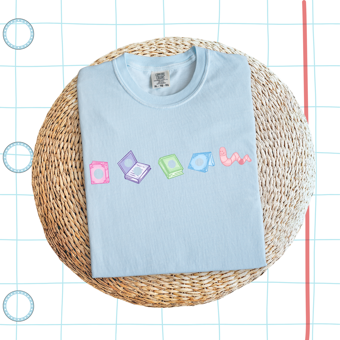 Youth Very Hungry Bookworm Tee