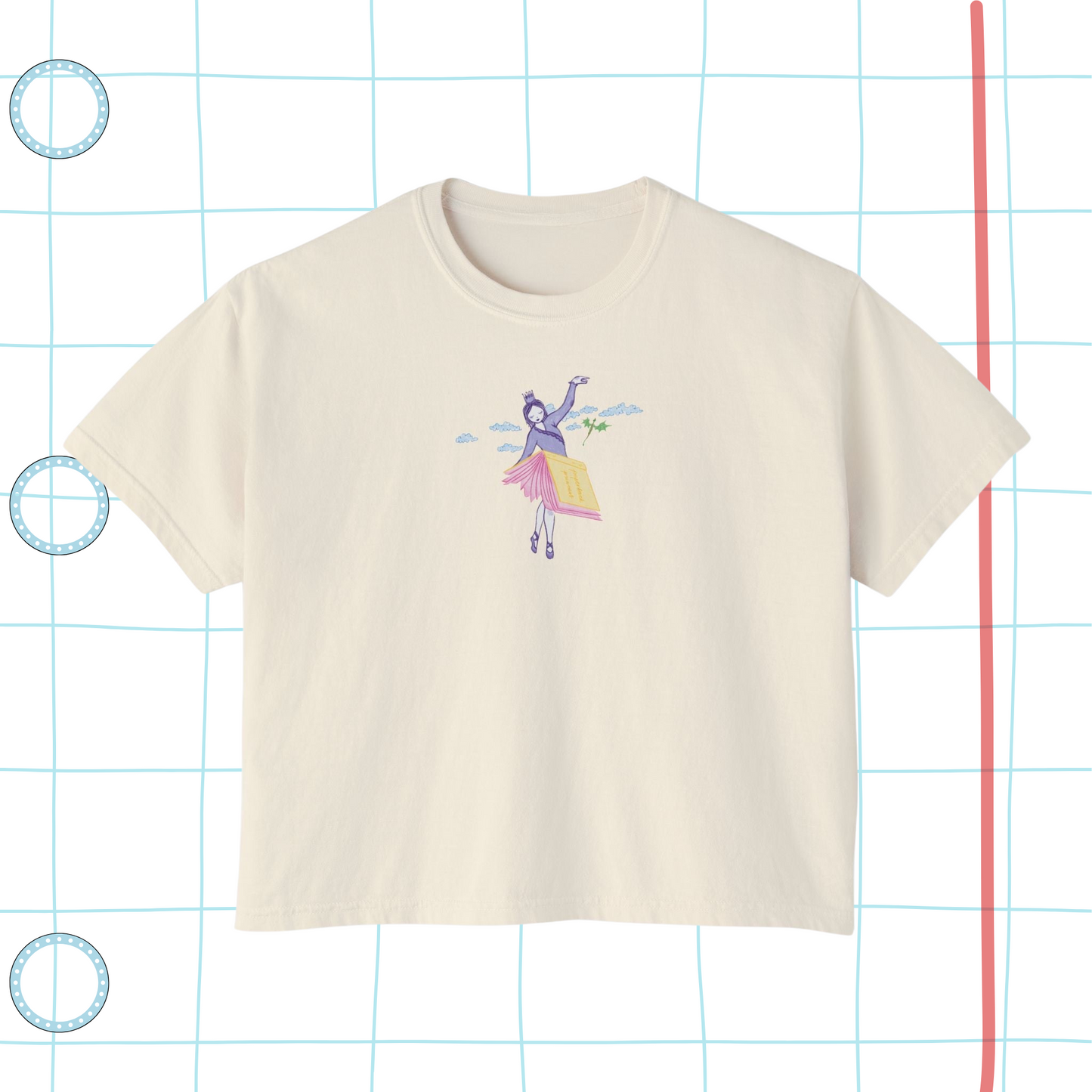 Paperback Princess Boxy Tee